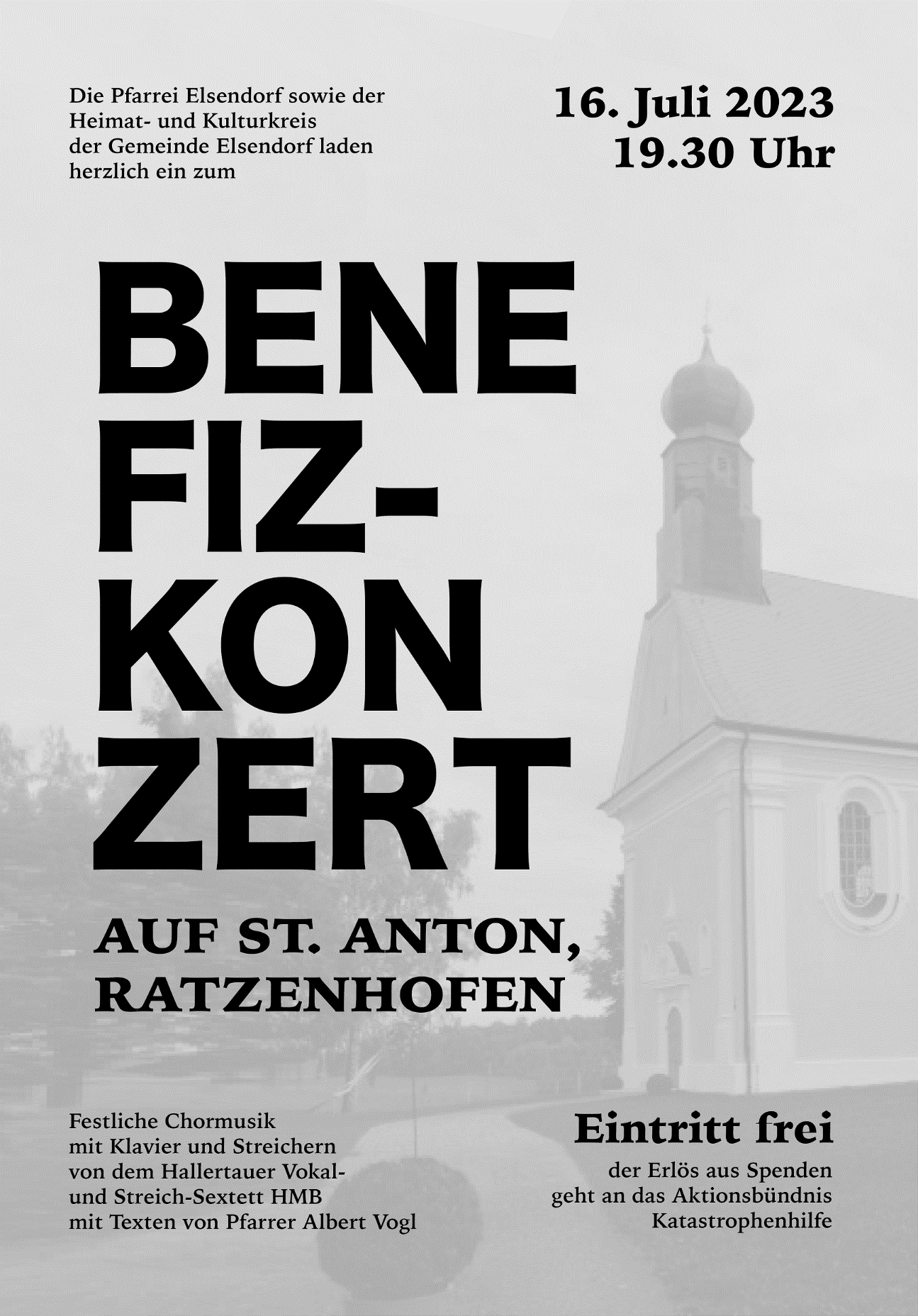 MESSINTENTIONEN UND MITTEILUNGSBLATT BIS 30.07.2023 Pfarrei Elsendorf
